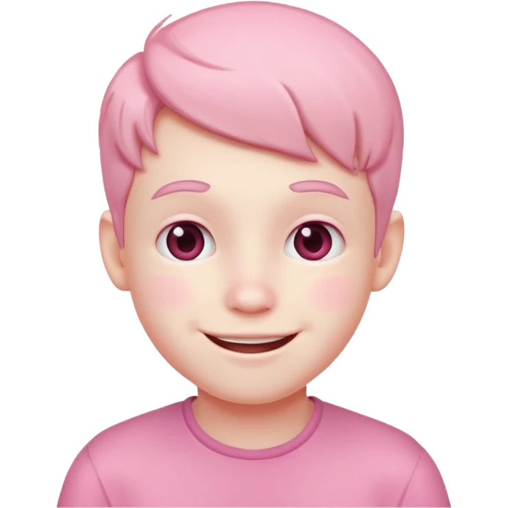 Pink boy emoji