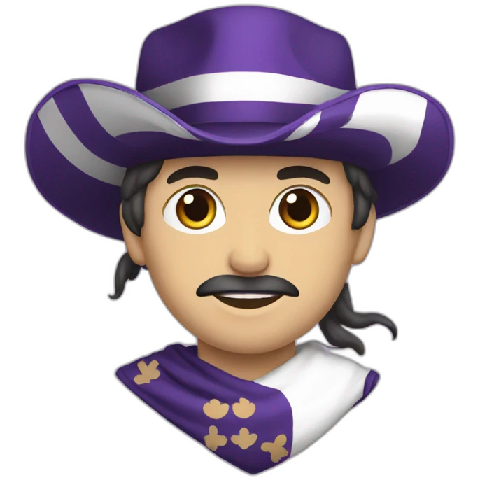 bandera violeta y blanca emoji