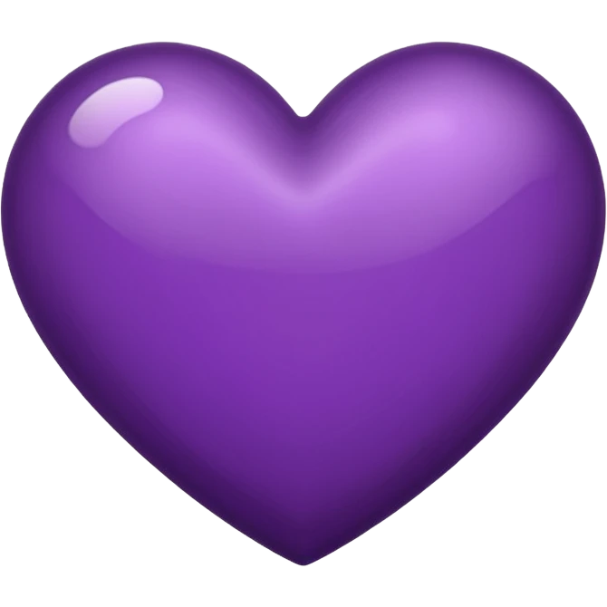 dark purple heart emoji emoji