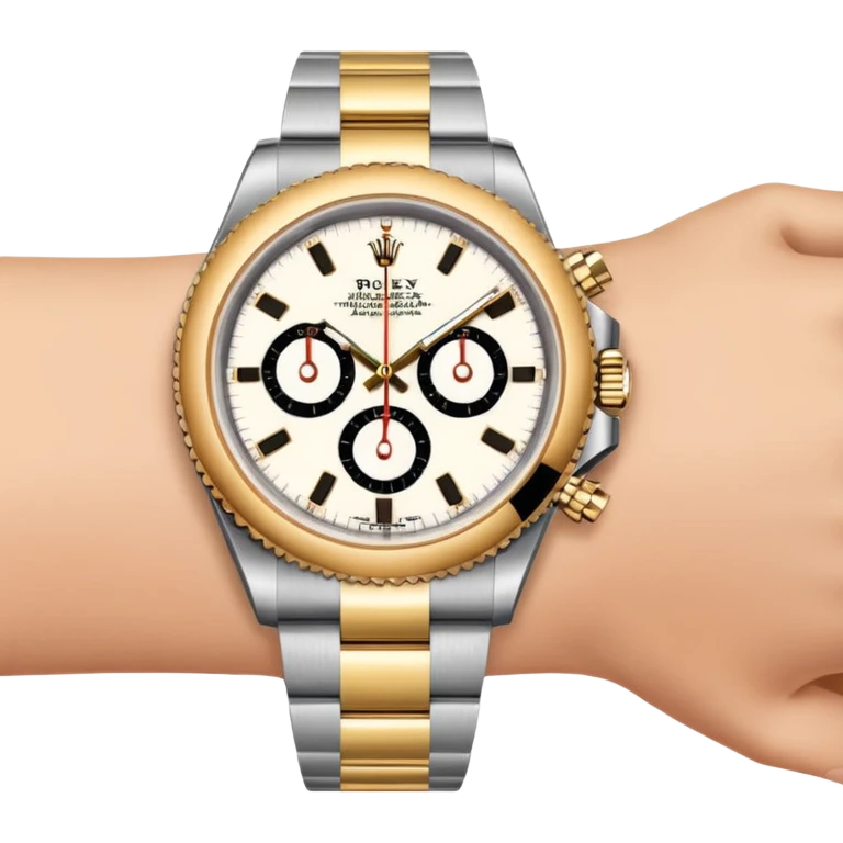 Rolex omoji hyr bu değil sadece el onu istiyorum böyle değil  emoji