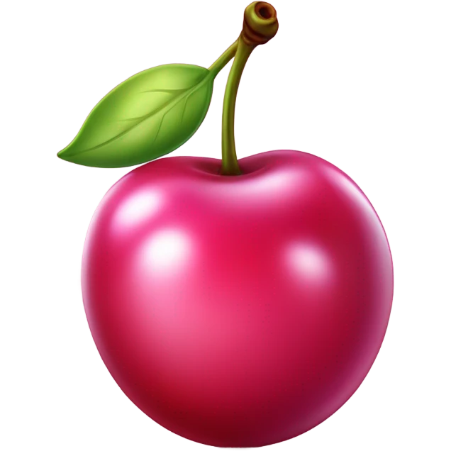 pink cherry  emoji