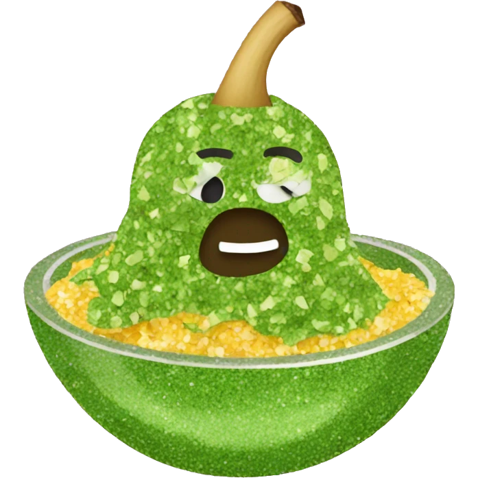 Glitter guacamole  emoji