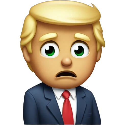 donald trump crying emoji