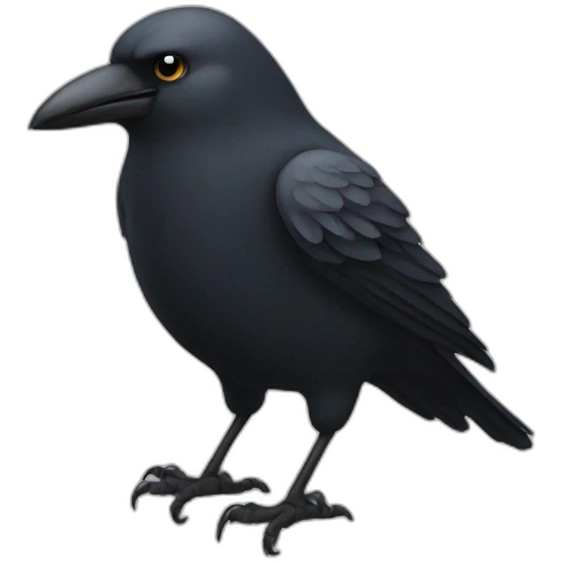 Crow inspector emoji