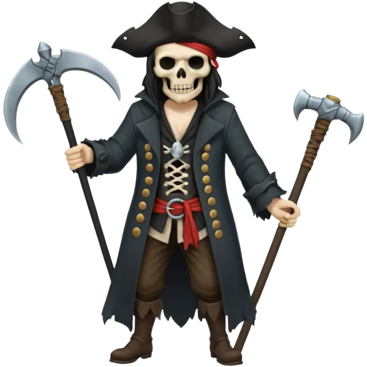 Pirate Grim Reaper emoji