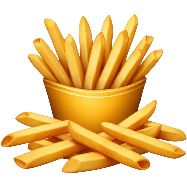 fries without face emoji