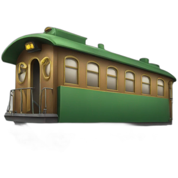 dancing train emoji