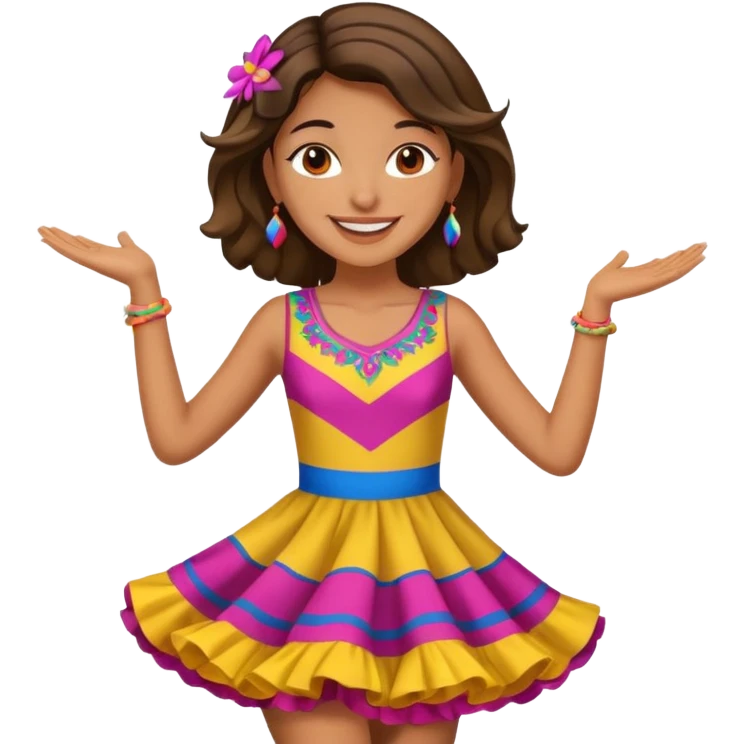 cuban girl dancing  emoji