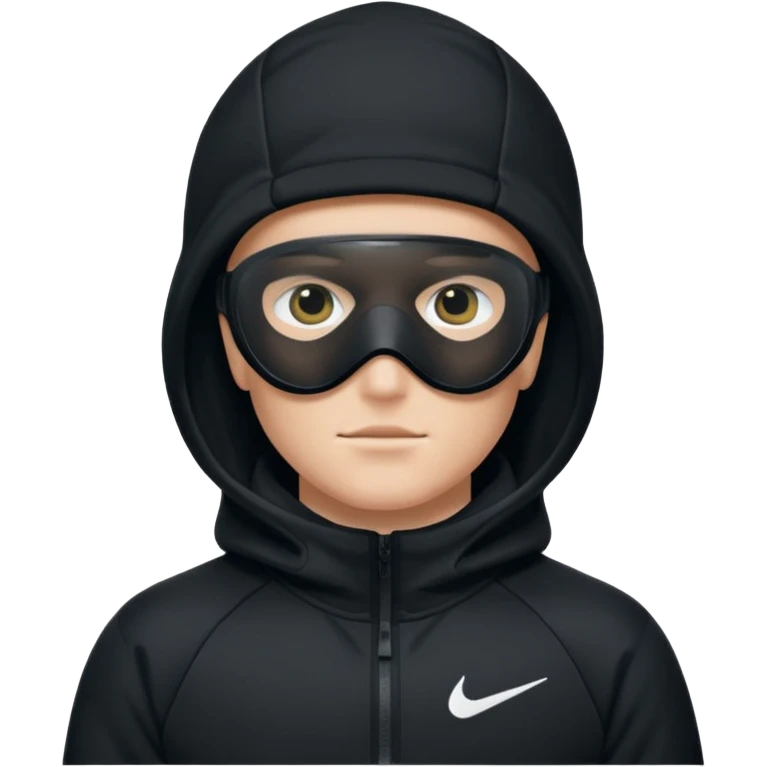 White person wearing a Nike Tex with hood and ski mask co all black and https://encrypted-tbn0.gstatic.com/images?q=tbn:ANd9GcTQEV3H5Fpq8Dp-ki2RTwgbdHqMsKZzDtarA9ywqiFzKVKjxdLc5Fq9yDOax7-XC4trueI2pFuItpqM_TVrGODdDG5la_rbm9lB8utSLKXm&s=10 emoji