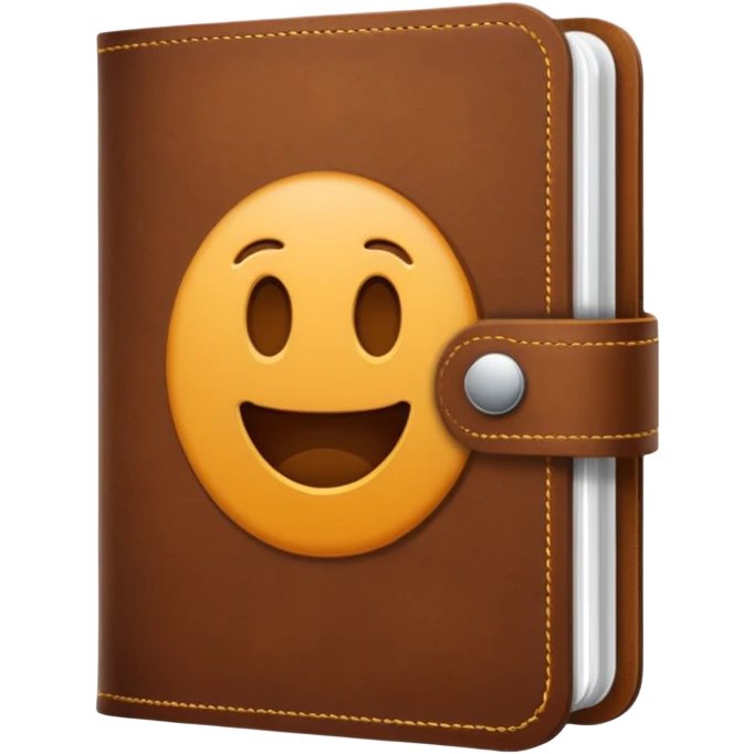 address book with user icon emoji