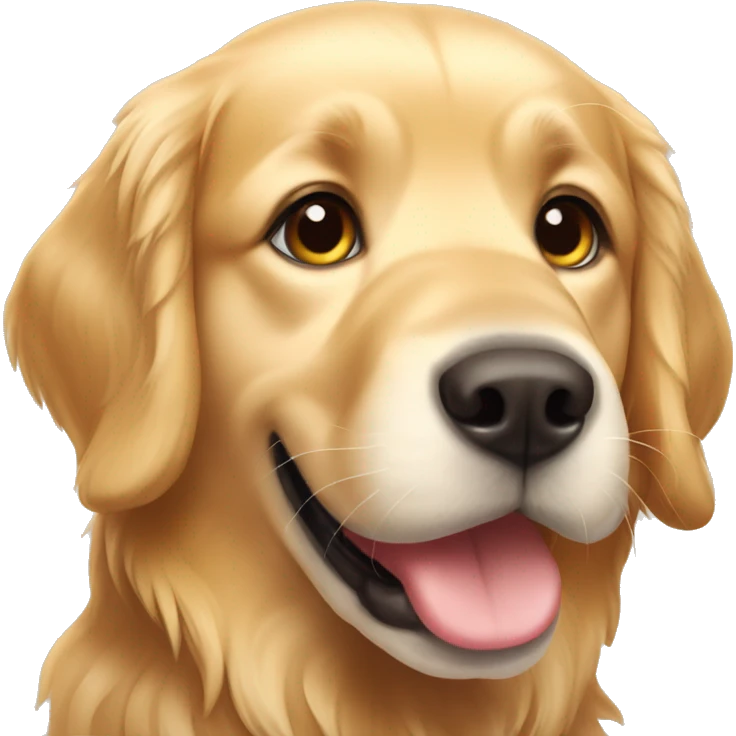 golden retriever cute emoji