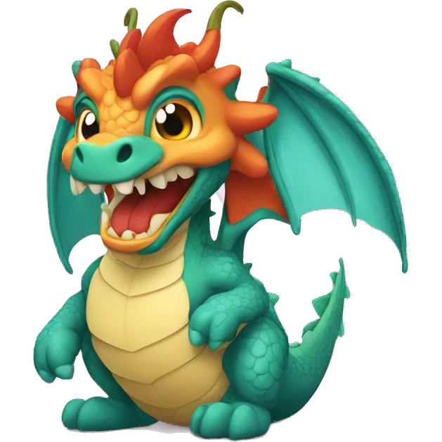 Dragón enamorado  emoji