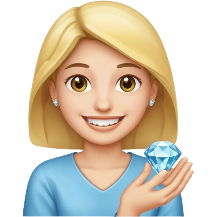 placer of mined diamonds emoji
