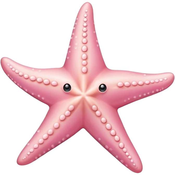 pastel pink starfish emoji