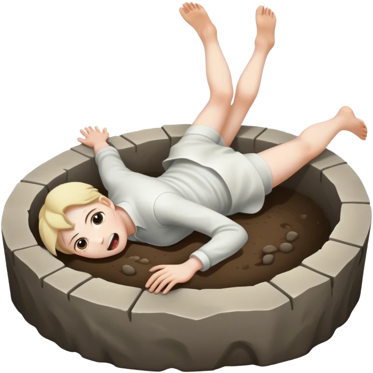 Falling in grave  emoji