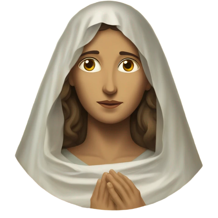 fresco with saint veronica with the veil emoji