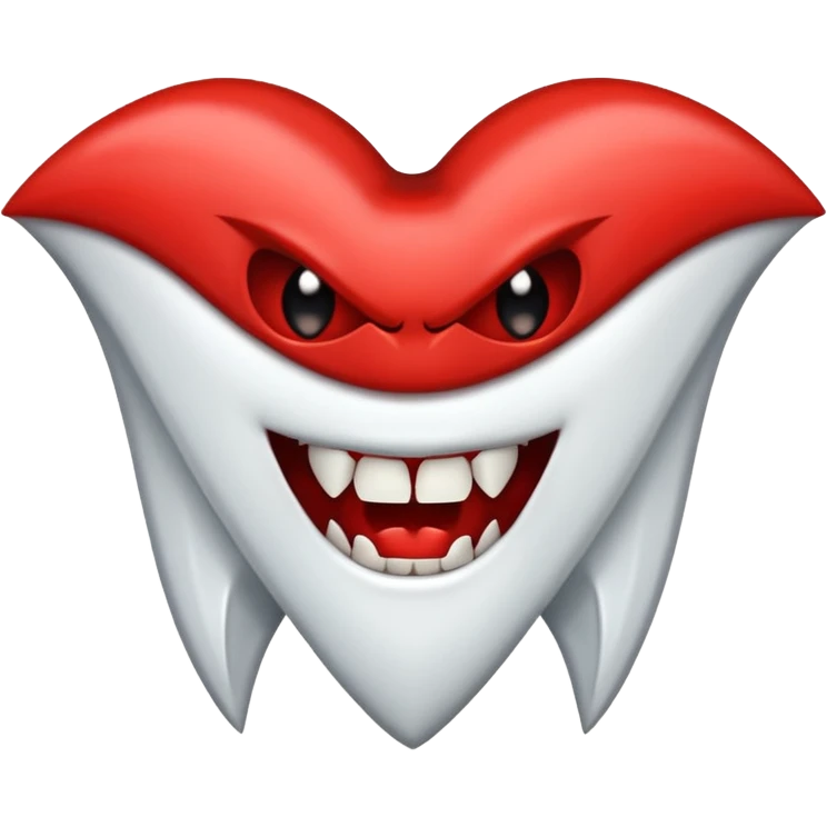 Vampire teeth  emoji