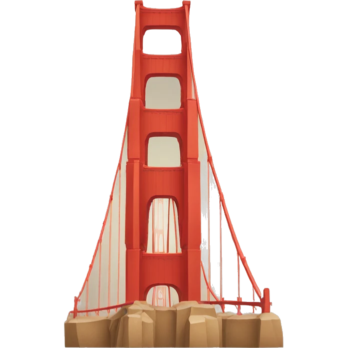 Golden Gate Bridge emoji