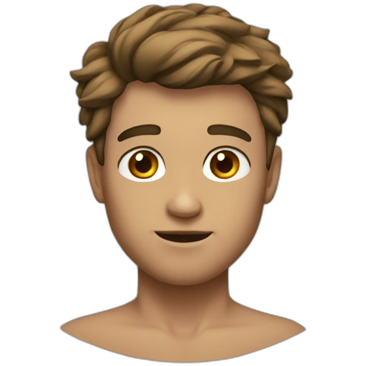 Homme nu emoji