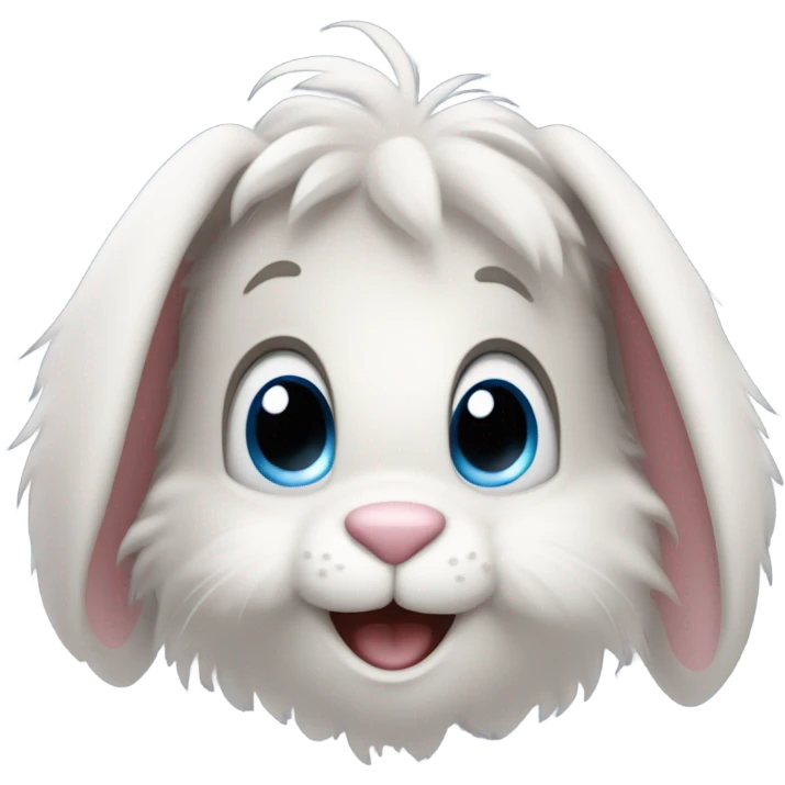 Super happy bunny emoji
