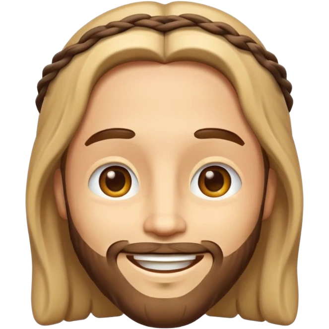 Make a jesus christ cartoon emoji like iphone emoji