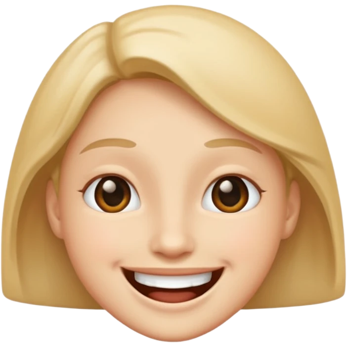 A smiling emoji