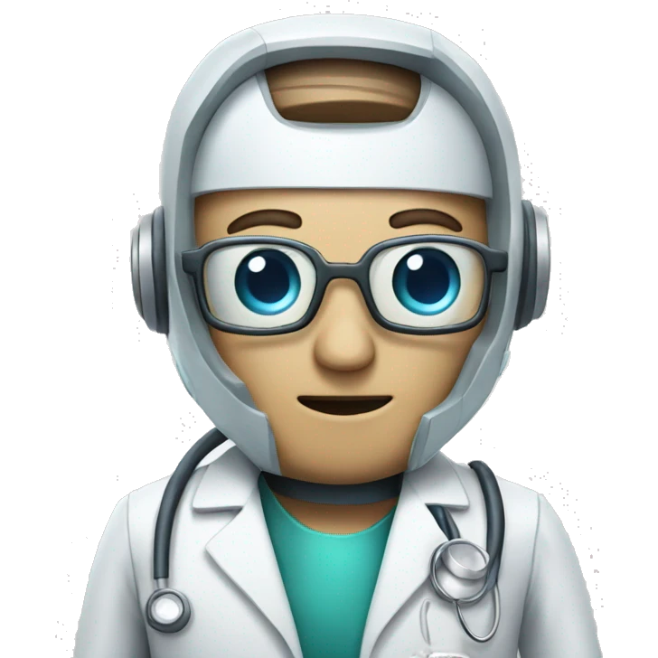 Doctor robot emoji