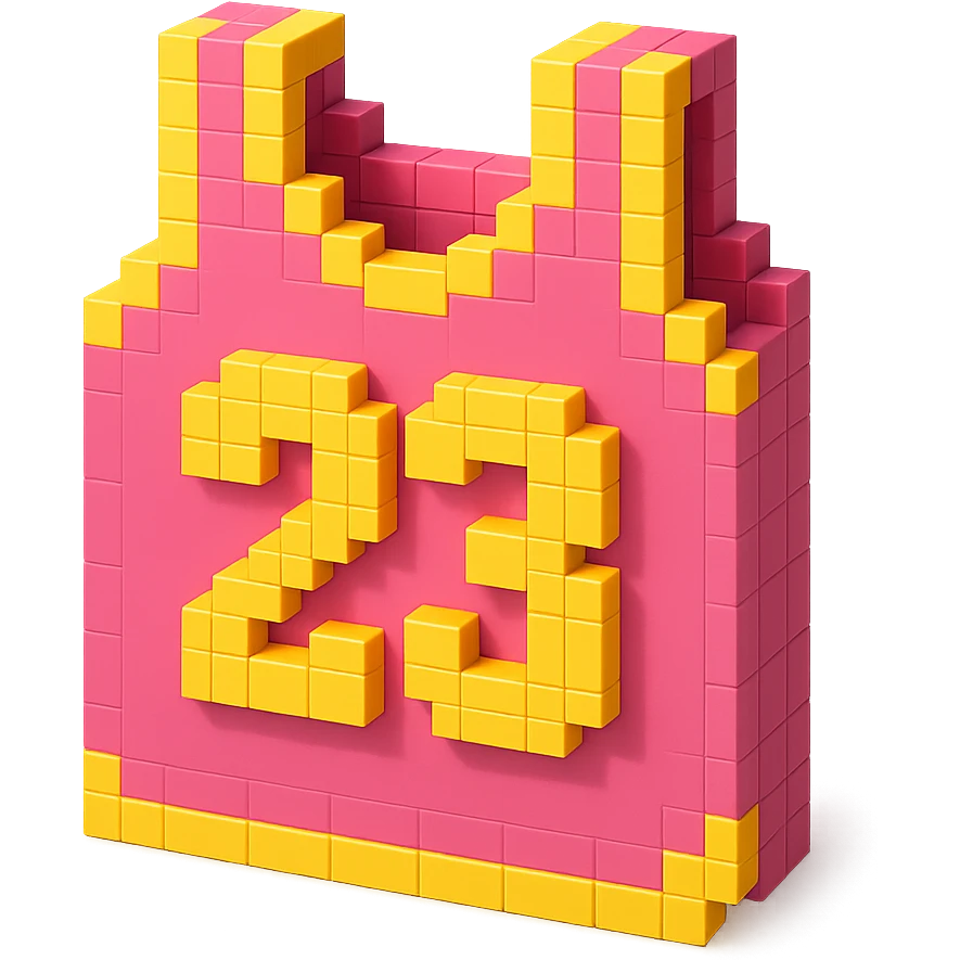 розовая баскетбольная майка с надписью "23", no background emoji