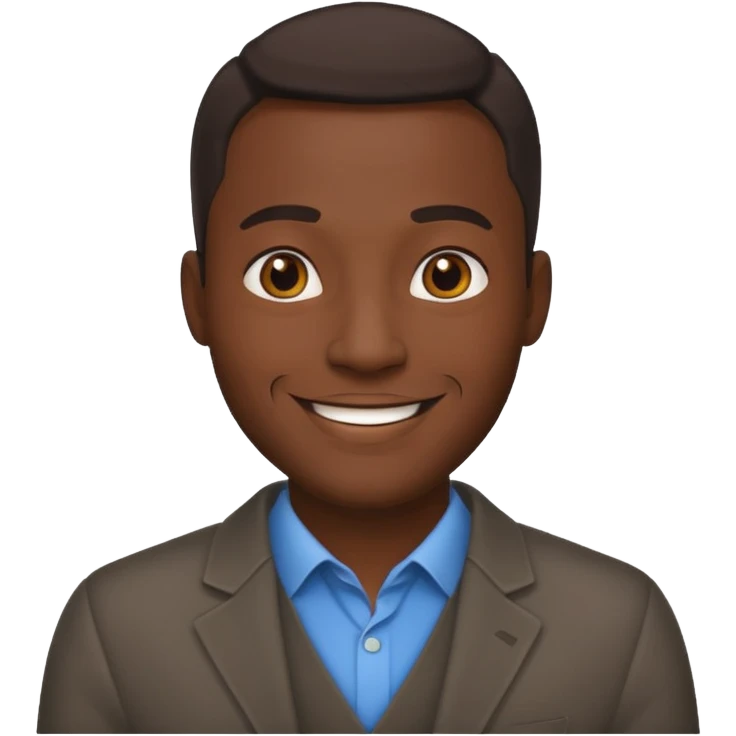hombre afroamericano casada  emoji