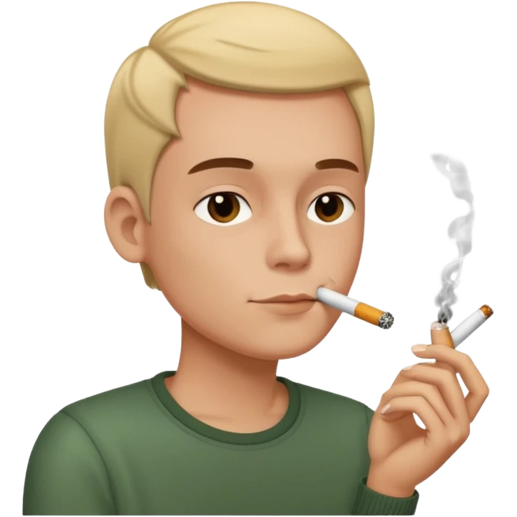 smoking primer plano emoji