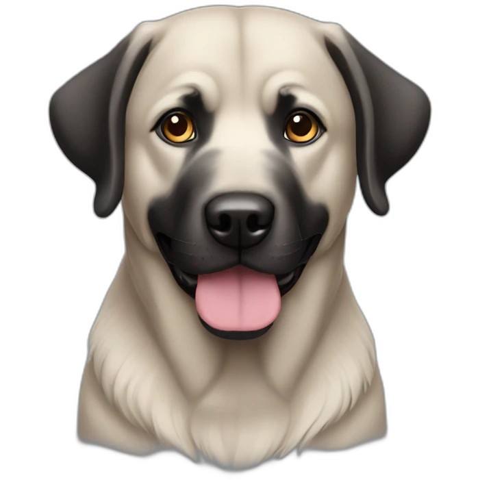 black labrodor emoji
