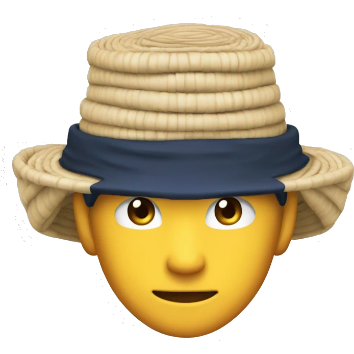 Naruto avec un chapeau de paille  emoji