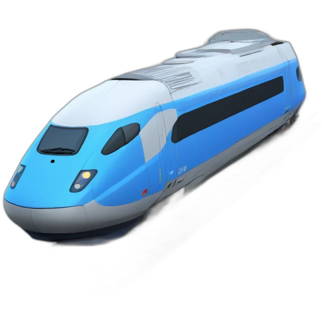 Blue TGV go emoji