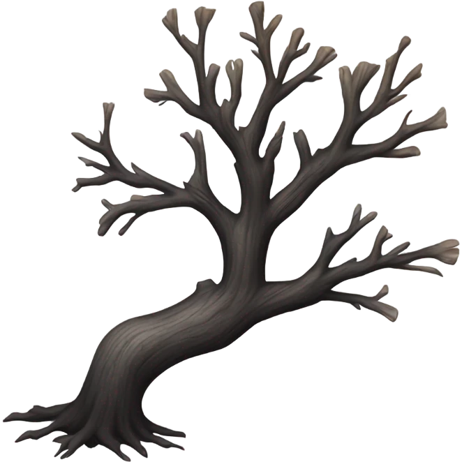 charred tree emoji