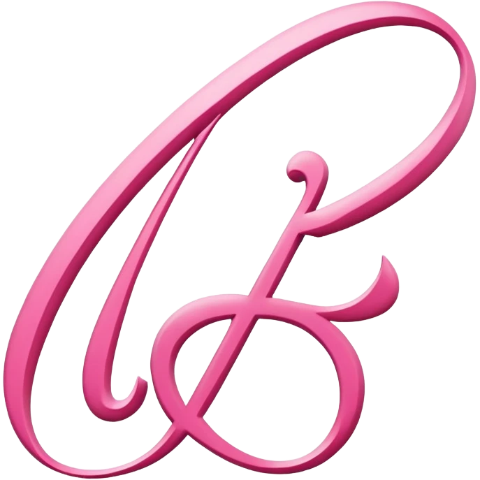 Something pink writing emoji