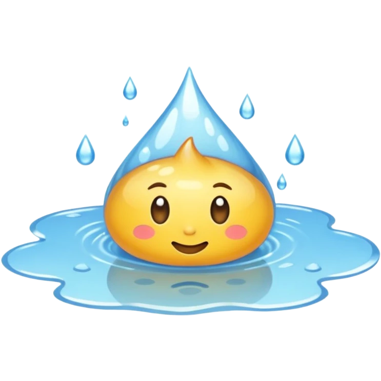 water on the ground emoji