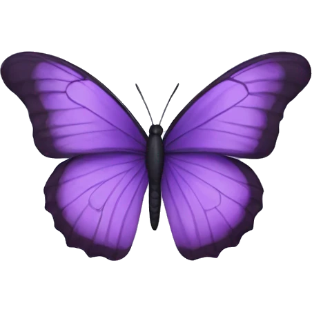 Purple butterfly  emoji