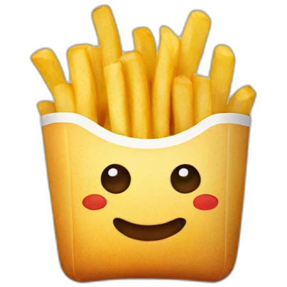 french fries emoji