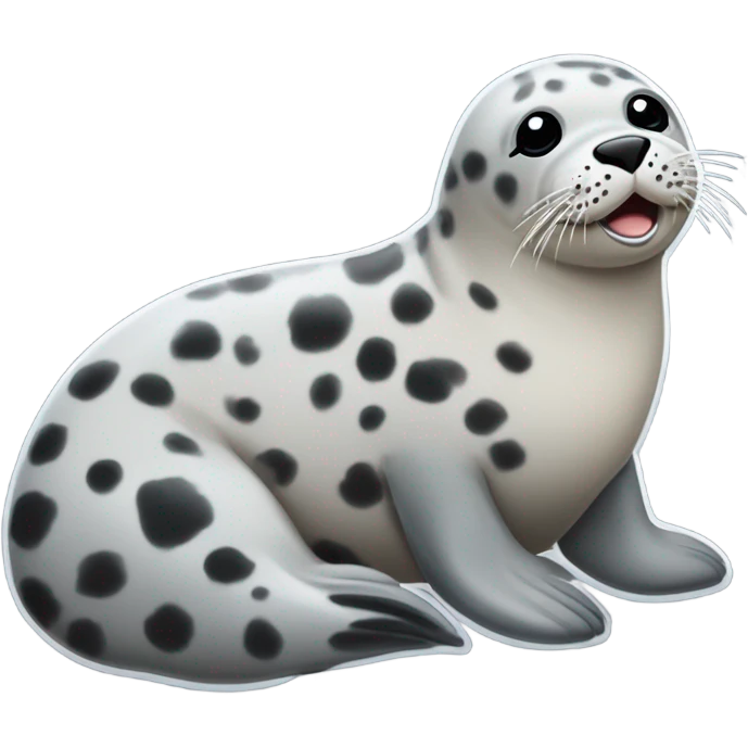 Spotted Harbor seal emoji