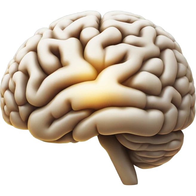 Sparkling brain emoji