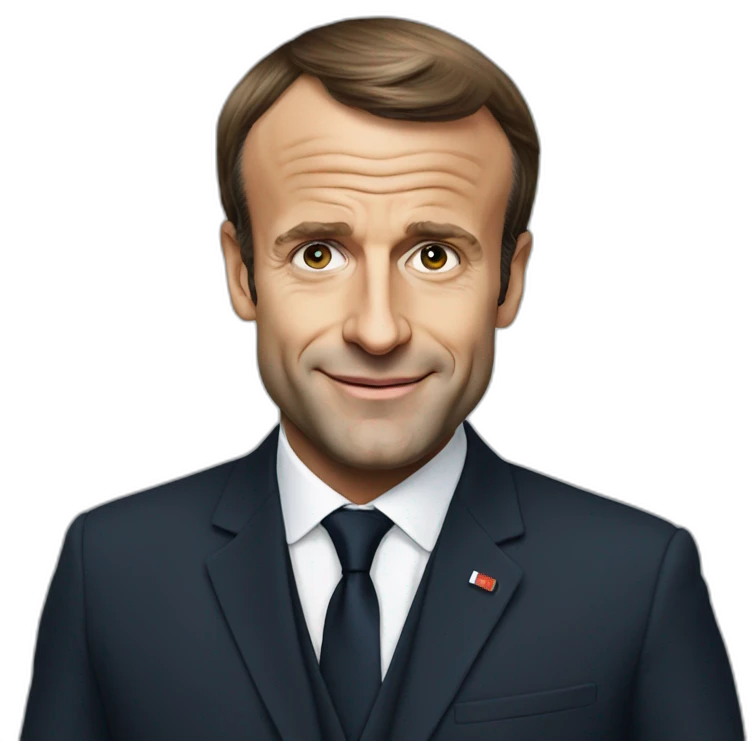 Emmanuel Macron emoji