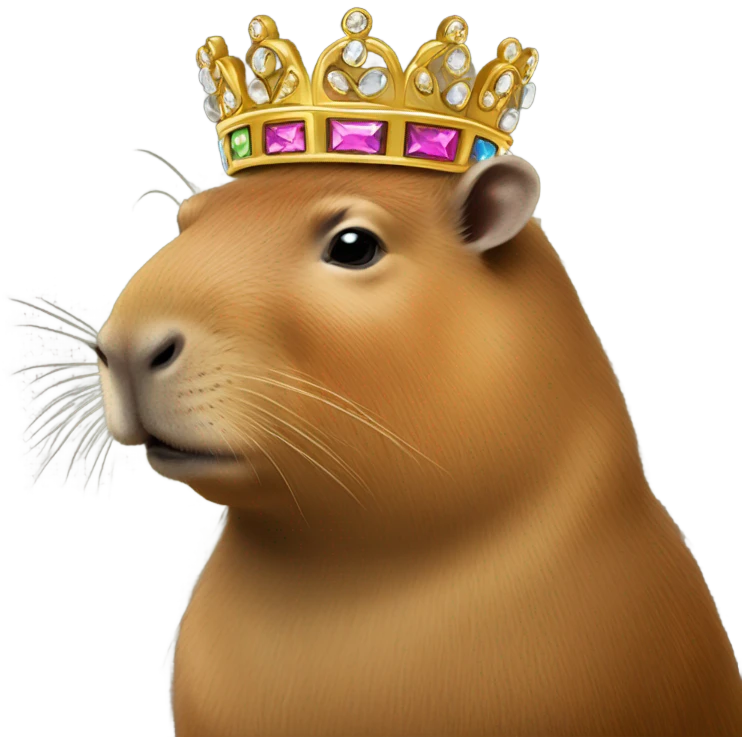 capybara king emoji