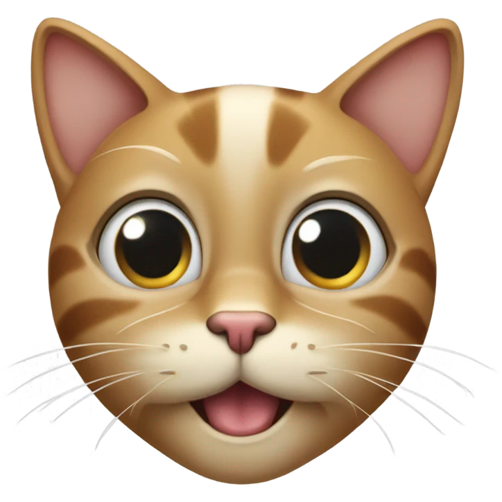 Cat shushing emoji