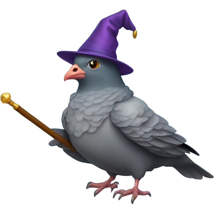pigeon wizard emoji