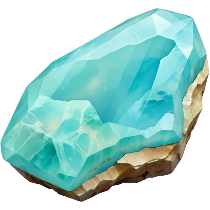 peruvian opal gemstone raw crystal mineral detailed emoji