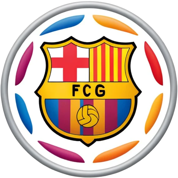 barcalona logo in circle shape emoji