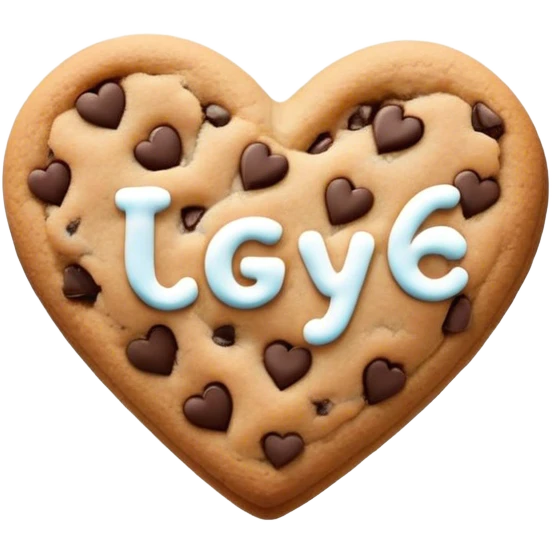 cookie heart with IGY6 written across emoji
