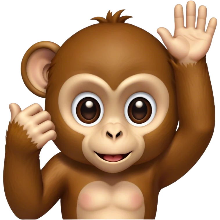 monkey flipping me off emoji