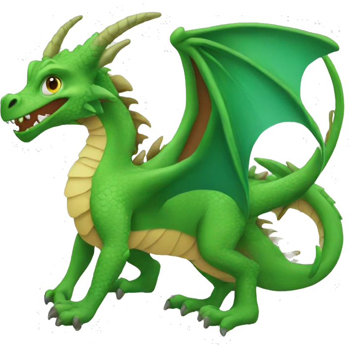 Dragon with butt emoji