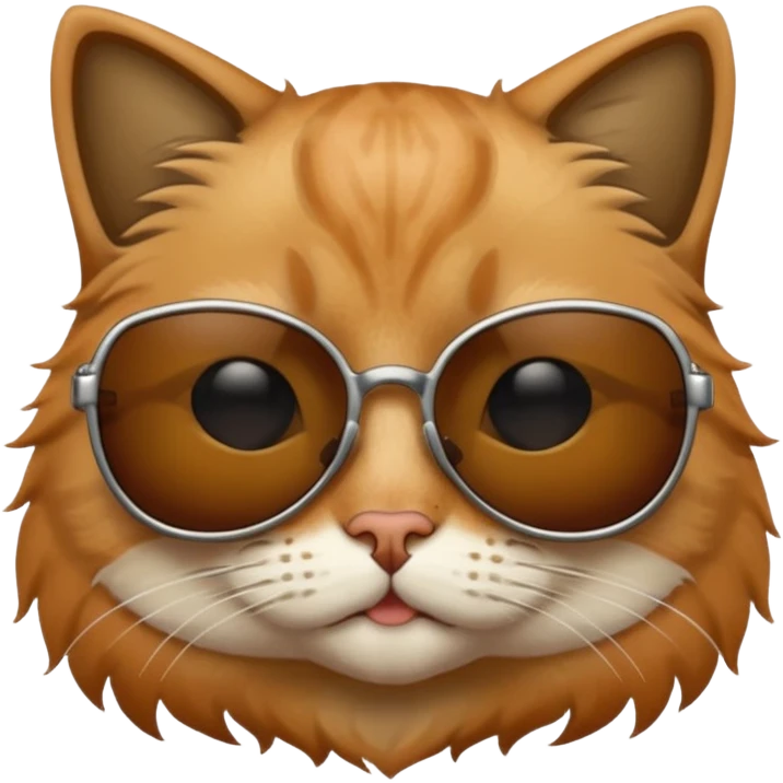Cat wearing sunglasses emoji